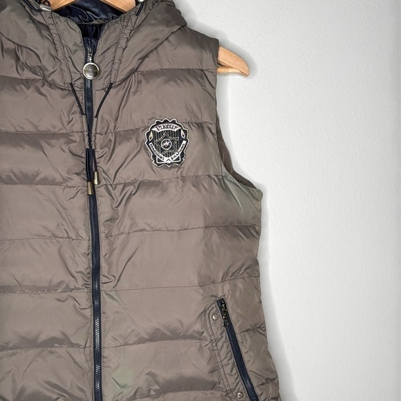 Pikeur Rubica Women's Equestrian Down Vest w/Hood in Size 42 (US 14) Brown - Picture 6 of 10
